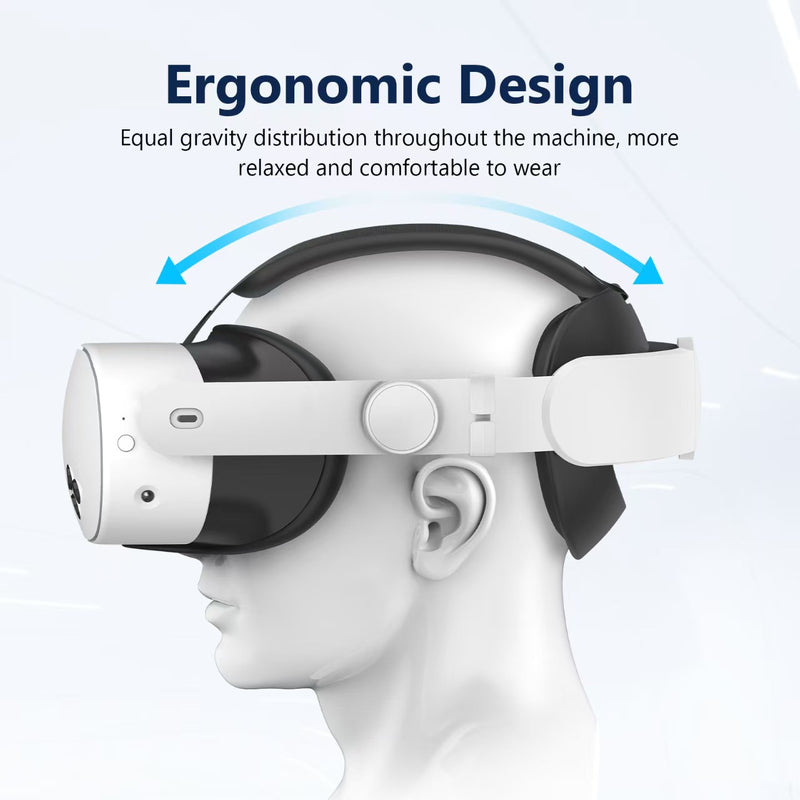 Load image into Gallery viewer, Meta Quest 3 Minimalist Breathable Facial Interface Adjustable Headband
