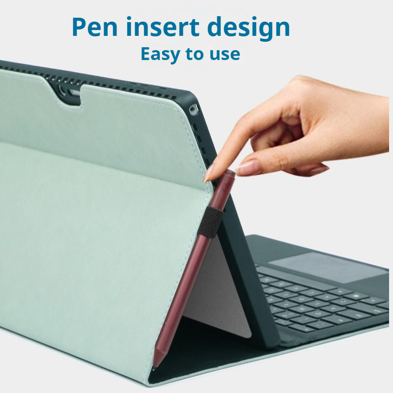 Load image into Gallery viewer, Microsoft Surface Pro 9/10/11 Full-body Slim Matte Anti-drop Soft Case With Power Bank Bag
