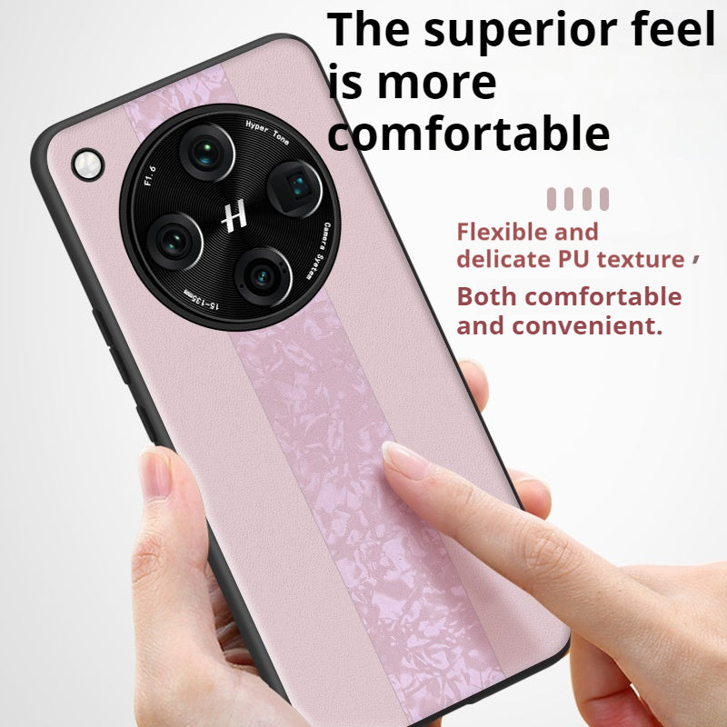 Load image into Gallery viewer, OPPO Find X8/Pro Plain Leather Splicing Shockproof Fashion-Forward Series Case
