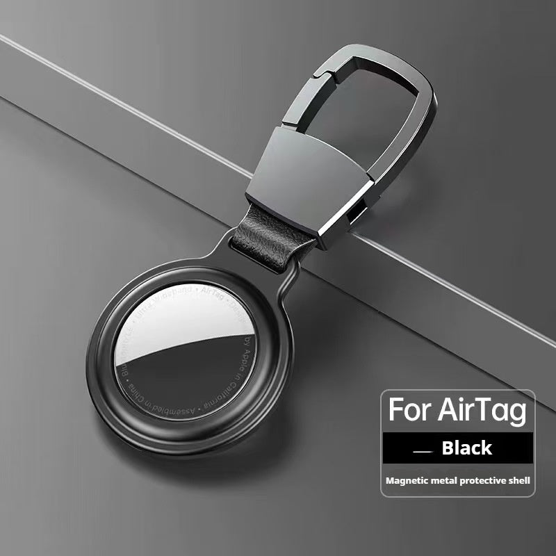 Load image into Gallery viewer, Apple AirTag Magnetic Metal Holder Keyring Carry Case
