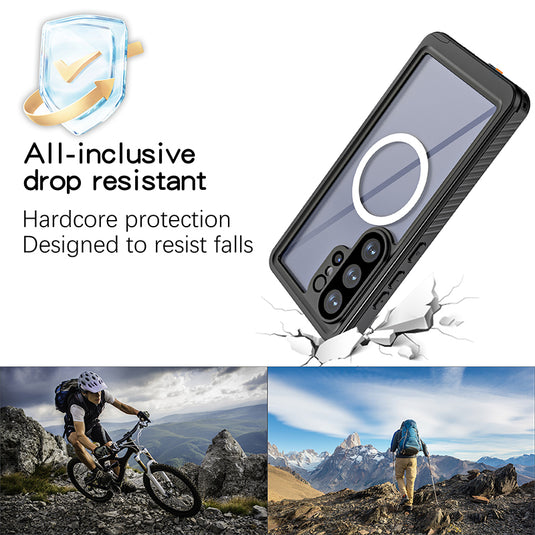 [Magsafe Compatible][FS Series] Samsung Galaxy S26 & Plus & Ultra - Redpepper Full Covered Waterproof Heavy Duty Tough Armor Case