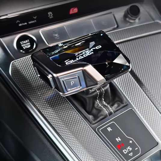 Audi Vehicle-specific Crystal Gear Shift Knob Assembly For A6, A6L, A7, A7L (2019–2026) C8 Platform Only - i-Station Mobile Phone & Electronic Device Repair and Accessories