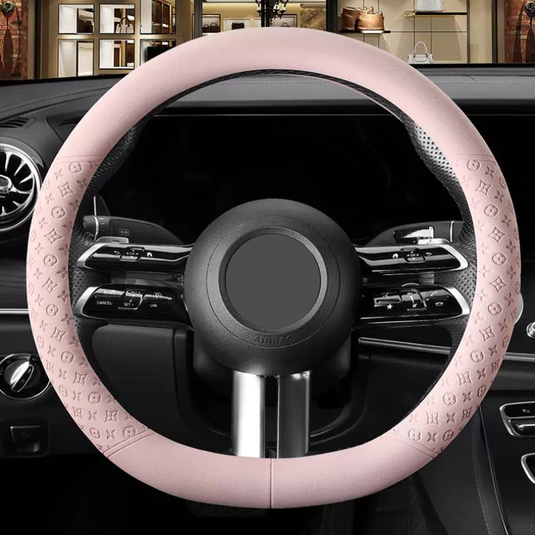 BMW Suede Leather Printed Pattern Process Steering Wheel Cover For 3 Series, 5 Series, 7 Series, X1, X3, X5, X6, i4, i5, iX3 - i-Station Mobile Phone & Electronic Device Repair and Accessories