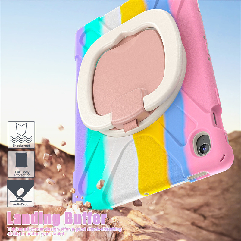 Load image into Gallery viewer, Samsung Tab S10 FE Plus 13.1&quot; 2025 - 360 Degree Rotation Heavy Duty EVA Kid Friendly Ring Holder Stand Case - i-Station Mobile Phone &amp; Electronic Device Repair and Accessories
