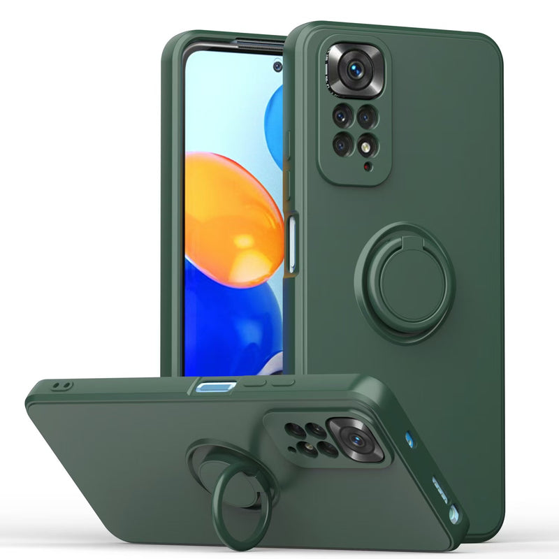 Load image into Gallery viewer, [Built-in Stand] Xiaomi Redmi Note 8/Pro/T Liquid Silicone Drop-Proof Stand Series Case
