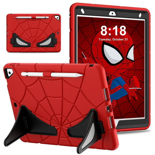[Built-in Stand][With Pen Slot] Apple iPad Pro 11-inch M4/M5 (2024/2025) Spiderman Cartoon Kids Full-cover Silicone Shockproof Case - i-Station Mobile Phone & Electronic Device Repair and Accessories