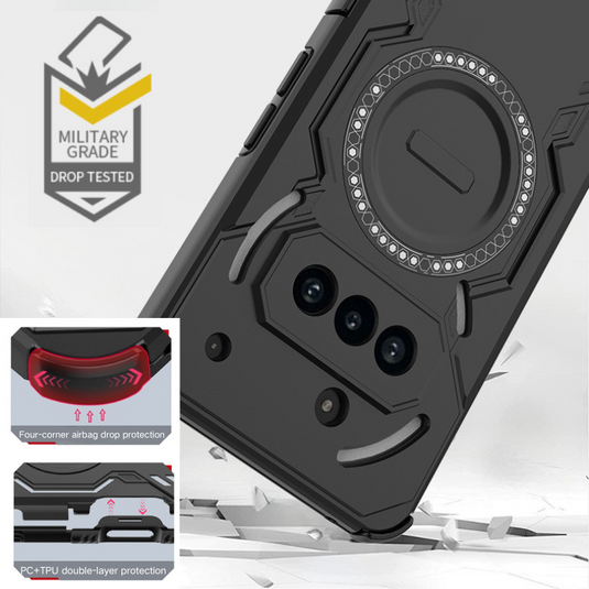 [Magsafe Compatoble] Nothing Phone (3a)/Pro - Military-Grade Cooling Shockproof Case - i-Station Mobile Phone & Electronic Device Repair and Accessories
