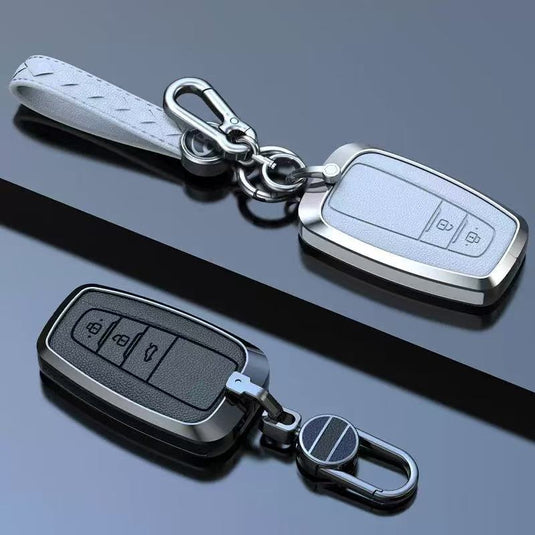 Toyota Zinc Alloy Leather Car Key Fob Case Cover For Camry, Corolla, RAV4, Highlander, Venza, Sienna - i-Station Mobile Phone & Electronic Device Repair and Accessories