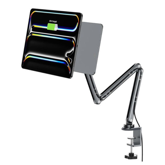 KUXIU X36 Pro MAX iPad Magnetic Charging Stand Aluminum Alloy Boom Arm Adjustable Tablet Stand - EdgeFollow