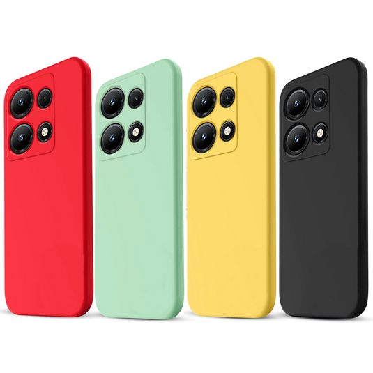 Infinix Hot 40 & Pro & 40i - Full Wrap Liquid Silicone Drop-resistant Essentials Series Case With Lanyard - i-Station Mobile Phone & Electronic Device Repair and Accessories
