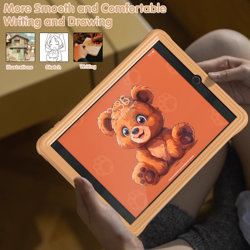 Load image into Gallery viewer, Apple iPad 7/8/9 10.2&quot; 7/8/9th Gen (2019/2020/2021) 3D Cartoon Silicone Rugged 360°Rotating Hand Strap Stand Case
