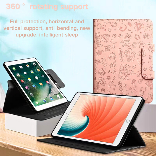 Apple iPad Mini 5 7.9'' 5th Gen (2019) Smart 360° Degree Rotate Stand Leather Case