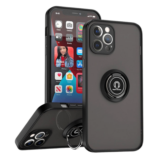 Apple iPhone 11/Pro/Max TPU Magnet Ring Holder Case