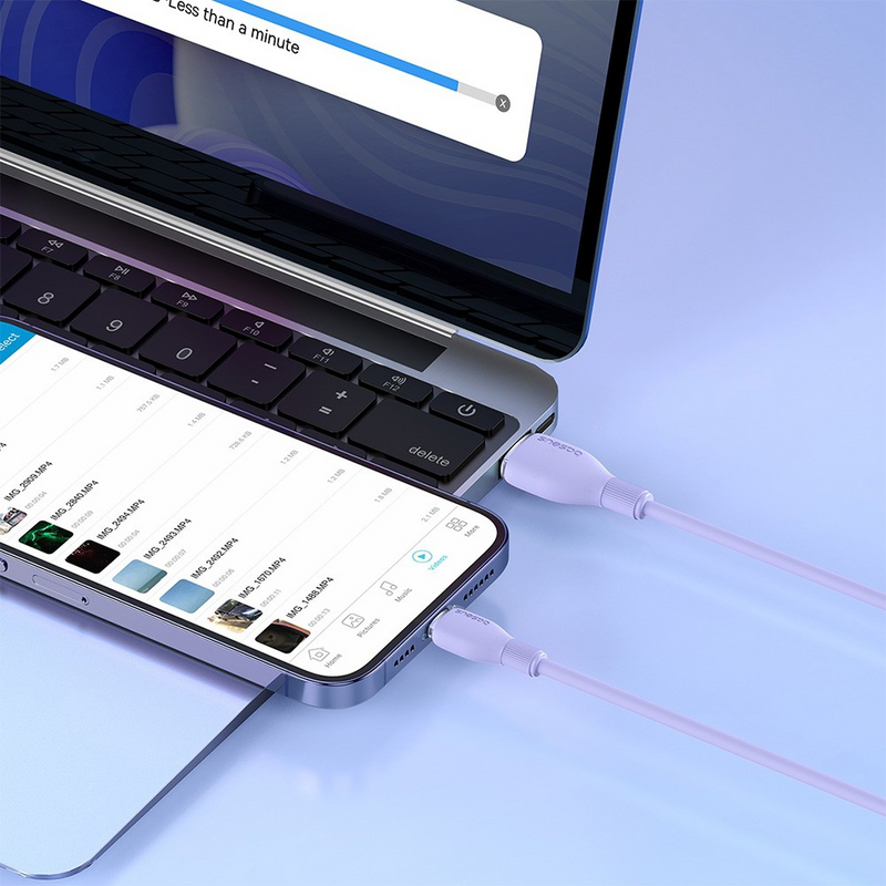 Load image into Gallery viewer, Baseus Pudding Series Fast Charging Cable USB to iP 2.4A 1.2m

