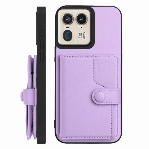 [Built-in Card Slot] Motorola Moto Edge 50/Neo Leather Shockproof Wallet Series Case