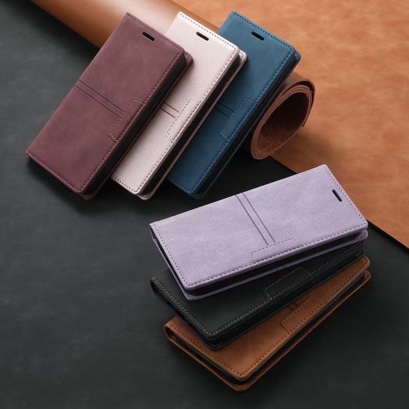 Load image into Gallery viewer, [With Card Slot] Motorola Moto G9/Play/Plus/Power High-end Leather Shockproof Full-body Wallet Series Case
