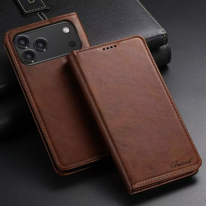 Load image into Gallery viewer, [With Card Slot] Apple iPhone 18 Pro / Pro Max Leather Flip Shockproof Wallet Series Case
