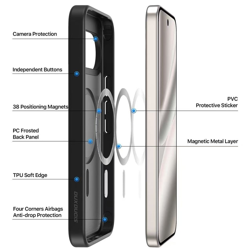 Load image into Gallery viewer, [Magsafe Compatible] Google Pixel 11 Pro XL - Matte Magnetic Anti-Slip Shockproof PC Case
