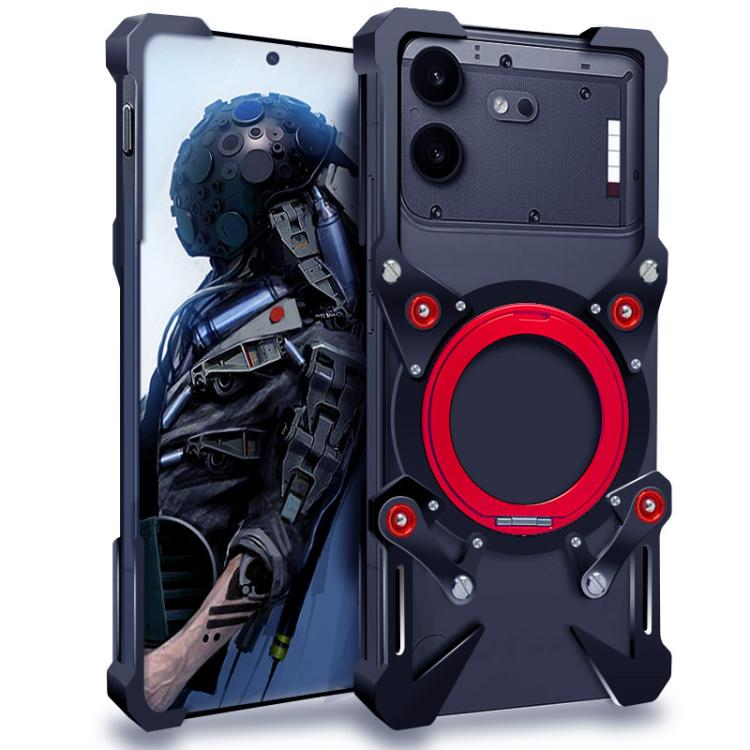 Load image into Gallery viewer, [With 360° Rotating Stand] Nothing Phone (4b) Aluminum Alloy Metal Frame Shockproof Case
