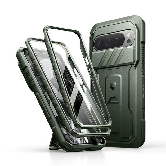 [With Slide Camera Cover & Built-in Screen Protector] Google Pixel 10 Pro XL - Dexnor Military Grade Heavy-Duty Shockproof Rugged Case