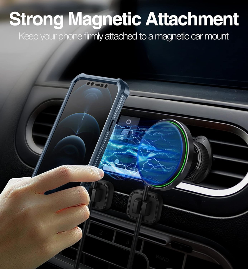 Load image into Gallery viewer, [Magsafe Compatible][Built-in Screen Protector] Apple iPhone 15/Plus/Pro/Max - Military-Grade Rugged Air Cushion Shockproof Case
