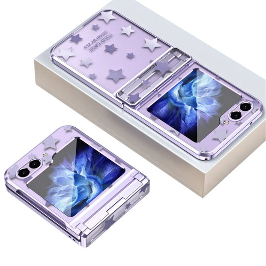 Samsung Galaxy Z Flip 6 SM-F741 Electroplated Full-cover Hinge Protection Blingbling Series Case