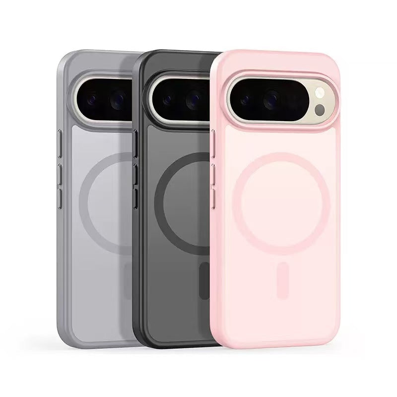 Load image into Gallery viewer, Google Pixel 10 &amp; 10 Pro &amp; 9 &amp; 9 Pro - Skin Friendly MatteTransparent Magnetic Phone Case

