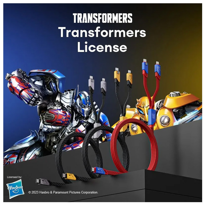 Load image into Gallery viewer, Transformers TF-A09 Braided Two-in-One Magnetic Charging Cable
