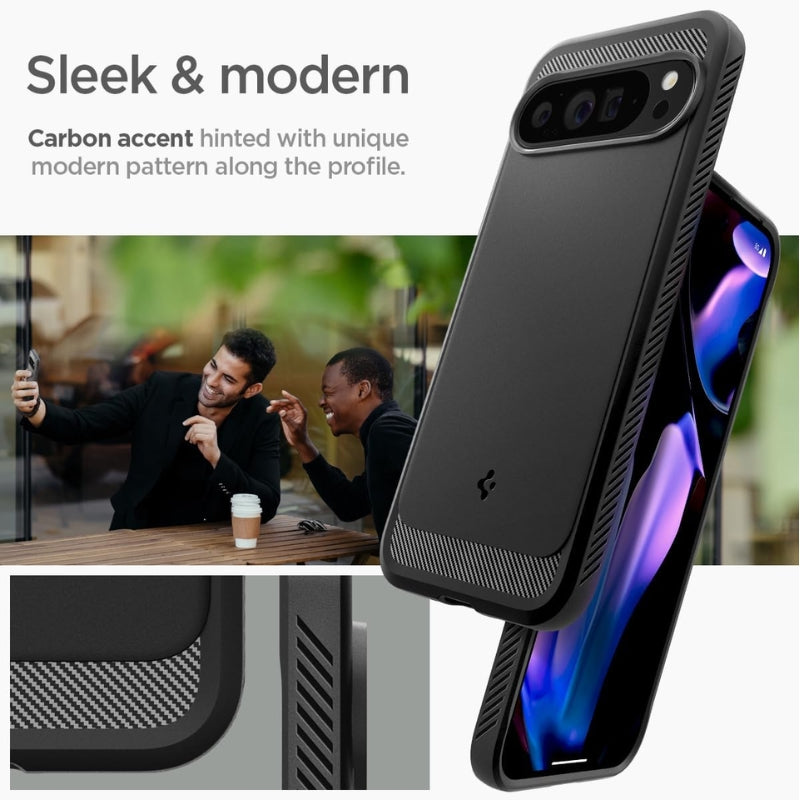 Load image into Gallery viewer, Google Pixel 9 Pro XL - Airbag-Like Corners Air Cushion Bumper Protective Technology, Slim Lightweight Soft TPU Raised Edge Protection Non-Slip Grip Cover Heavy Duty Series Case
