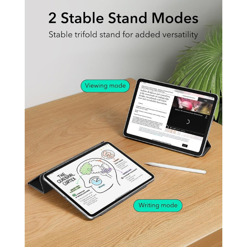 Load image into Gallery viewer, [Built-in &amp; Stand][Pencil Holder] Apple iPad Pro 11-inch M4 (2024) Powerful Magnetic Attachment Slim Trifold Stand Supports Pencil(USB-C) Durable Protection Case
