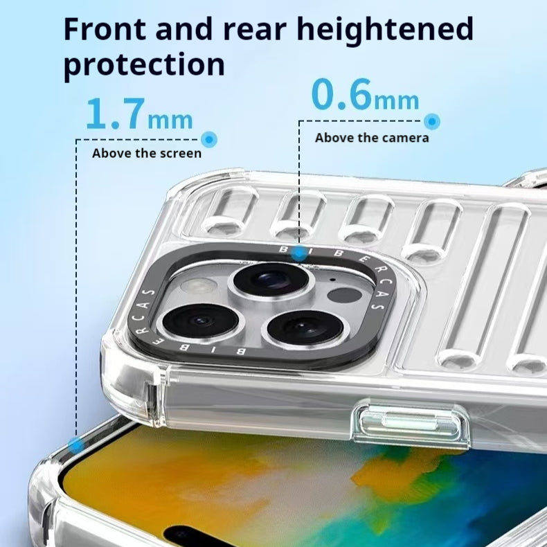 Load image into Gallery viewer, Apple iPhone 16/Plus/Pro/Pro Max Capsule Shockproof Transparent Full-Body Fashion-Forward Series Case
