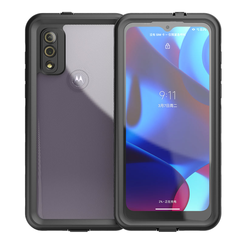 Load image into Gallery viewer, [Dot Series] Motorola Moto G Pure (2021) - Redpepper Full Covered Waterproof Heavy Duty Tough Armor Case
