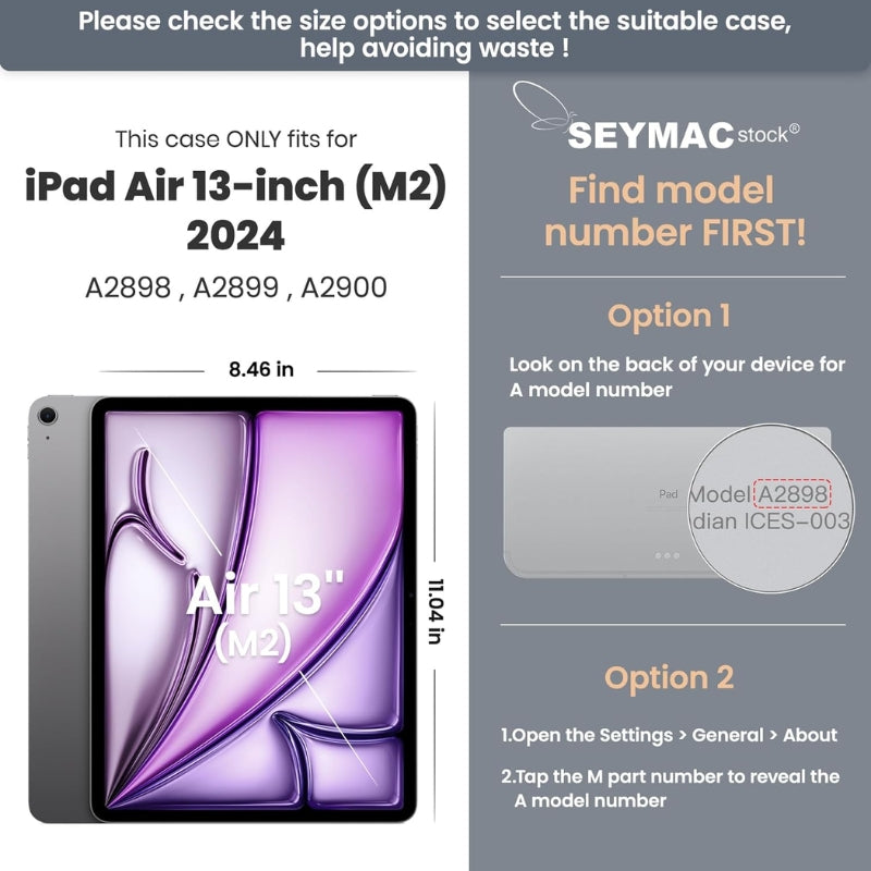 Load image into Gallery viewer, [Built-in 360° Rotating Hand Strap &amp; Stand] Apple Ipad Air 13&quot; 6th Gen M2 Chip 2024 Shockproof with Screen Protector Pencil Holder Heavy Duty Series Case
