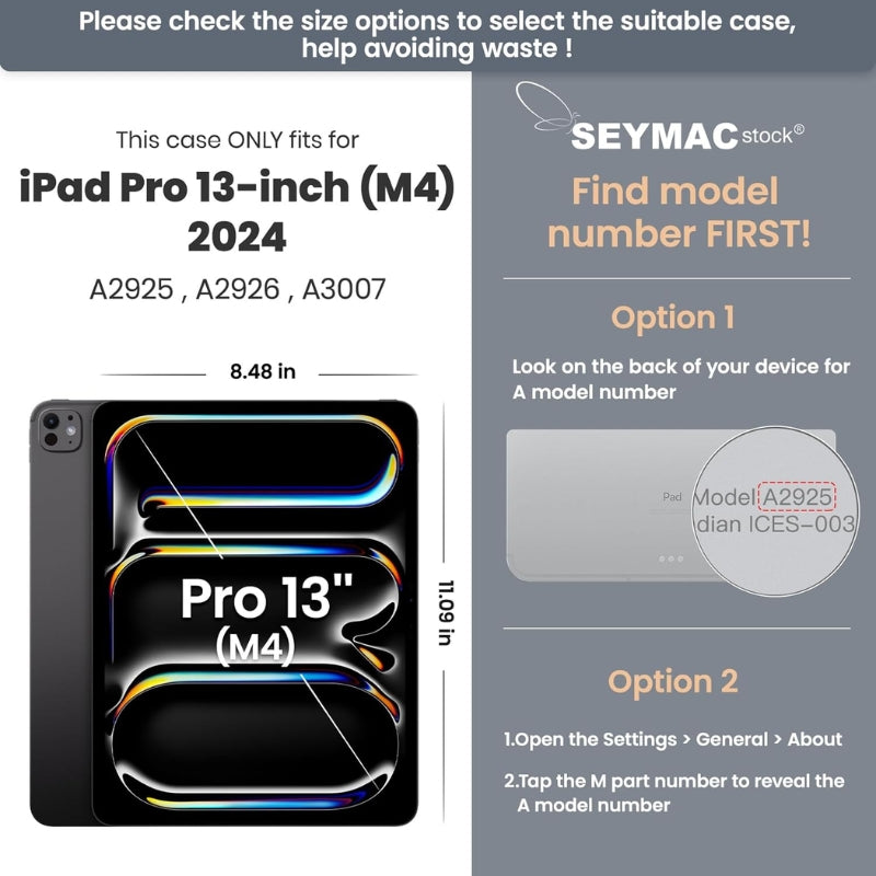 Load image into Gallery viewer, [Built-in 360° Rotating Hand Strap &amp; Stand] Apple iPad Pro 13-inch M4 (2024) Shockproof with Screen Protector Pencil Holder Heavy Duty Series Case
