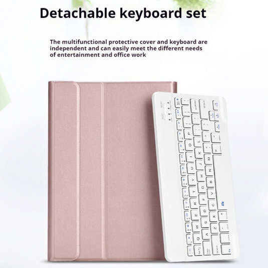 [Detachable] Apple iPad Air 3 10.5'' 3rd Gen (2019) & Pro 10.5-inch 2nd Gen (2017) Wireless Keyboard Flip Leather Case