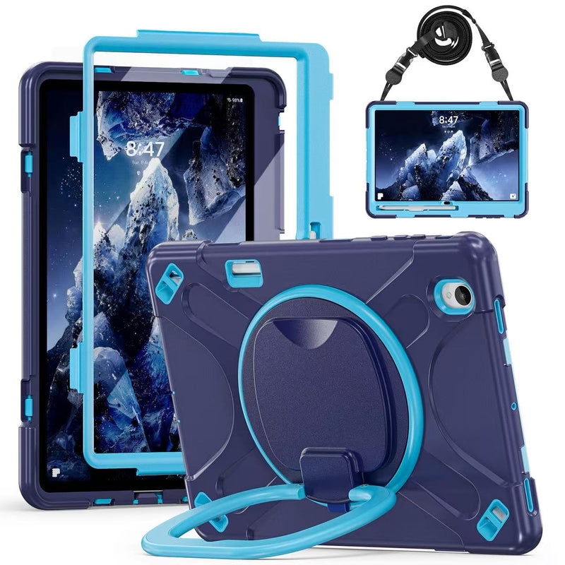 Load image into Gallery viewer, Samsung Galaxy Tab S12 Plus (2026) 12.4" - Multifunctional Shockproof Heavy Duty Series Case With Shoulder Strap
