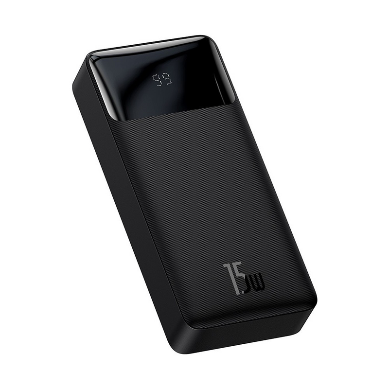 Load image into Gallery viewer, Baseus Bipow Digital Display Power Bank 20000mAh 15W (Overseas Edition) PPBD050101-Black
