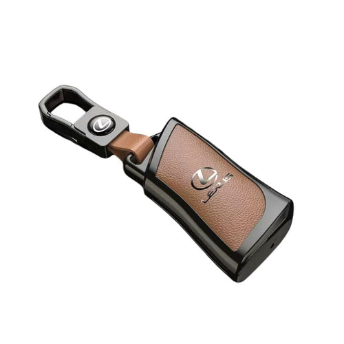 Lexus Zinc Alloy + PU Leather Car Key Fob Case Cover For ES200, ES300, RX350, NX350H, LS500H