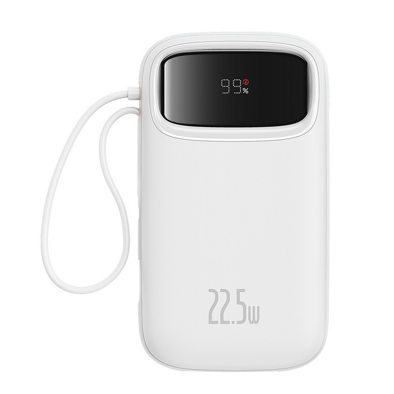 Load image into Gallery viewer, Baseus Qpow2 Dual-Cable Digital Display Fast Charge Power Bank 10000mAh 22.5W
