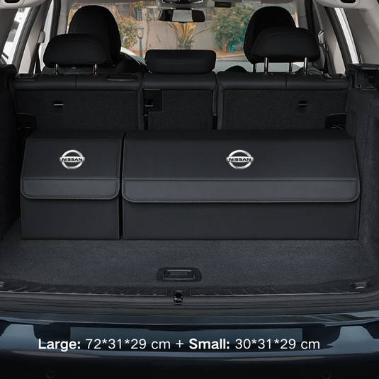 Nissan Microfiber Leather Car Trunk Storage Box for Sylphy, Qashqai, Terra, X-Trail, Patrol, Navara