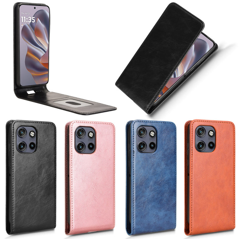 Load image into Gallery viewer, Motorola Moto Edge 50 Neo Leather Shockproof Essentials Series Case
