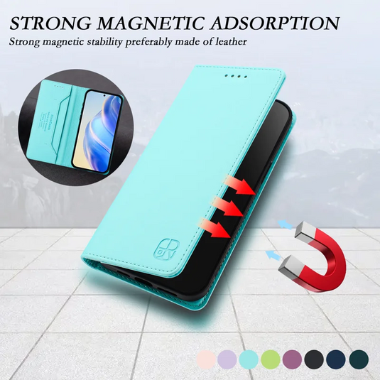 [With Card Slot] VIVO V50 5G - Business Flip Leather Wallet Series Case