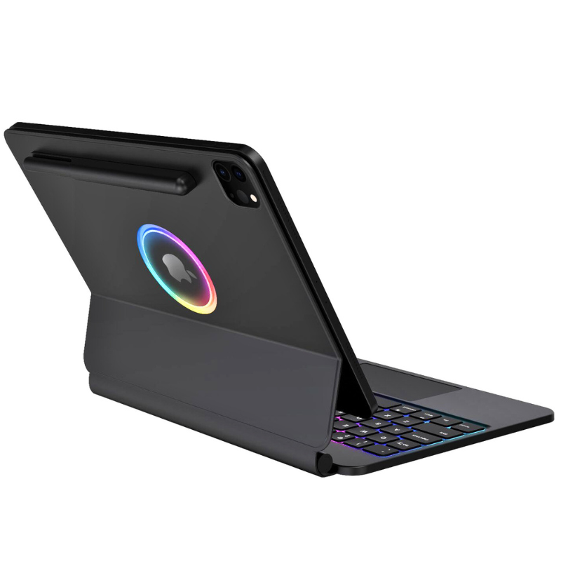 Load image into Gallery viewer, Apple iPad Pro 12.9-inch 2nd/3rd/4/5/6th Gen (2017/2018/2020/2021/2022) Wireless Bluetooth Touchpad Keyboard With RGB Backlight
