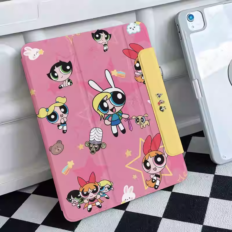 Load image into Gallery viewer, [Detachable][Built-in Pen Slot] Apple iPad 10.9/11'' 10/11th Gen (2022/2025) Power Girls Magnetic Full-Cover Protective Case - i-Station Mobile Phone &amp; Electronic Device Repair and Accessories
