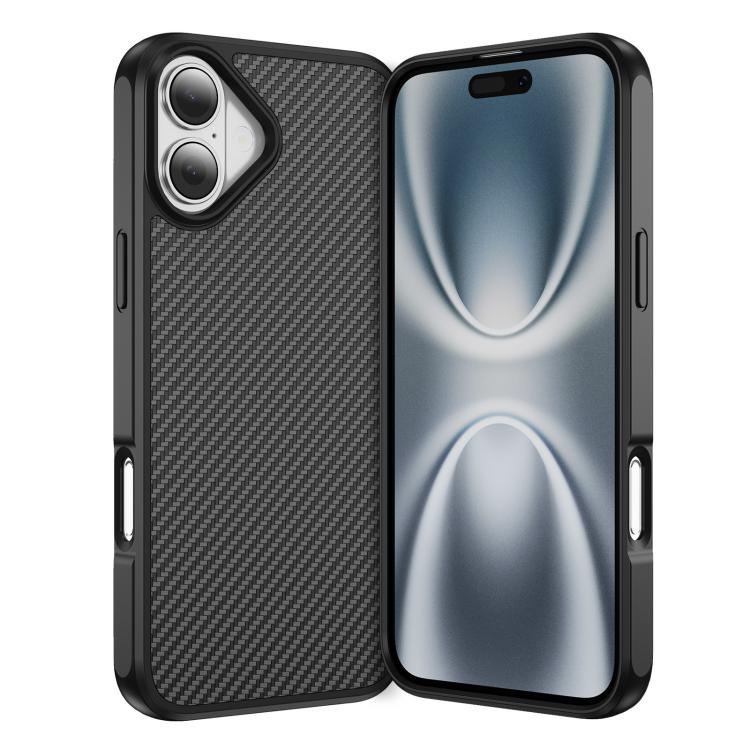 Load image into Gallery viewer, iPhone 17/Air/Pro/Pro Max Kevlar Carbon Fiber Texture Shockproof Heavy Duty Case with Hidden MagSafe Magnetic
