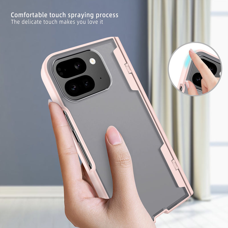 Load image into Gallery viewer, Google Pixel 9 Pro Fold - Full Coverage Matte Folding Spring Hinge Case
