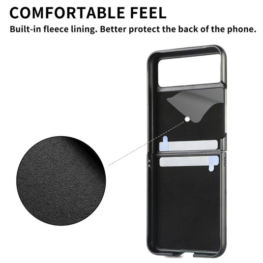 Motorola Moto Razr 40/Ultra PU Minimalist Flip Genuine Leather Series Case