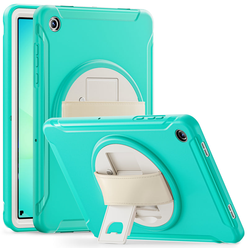 Load image into Gallery viewer, [Built-in Stand] Samsung Galaxy Tab A11 Plus (2025) 11&quot; 360° Rotating Shockproof Rugged with Hand Strap Case
