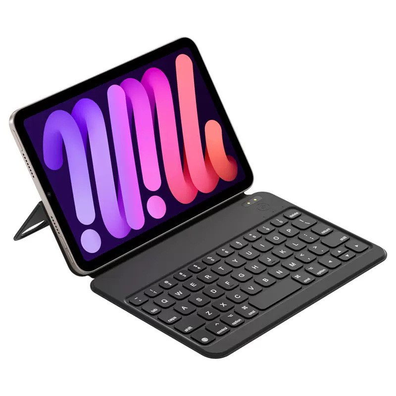 Load image into Gallery viewer, Apple iPad Mini 6/7 8.3&#39;&#39; 6/7th Gen (2021/2024) Smart Wireless No Trackpad Keyboard Flip Case
