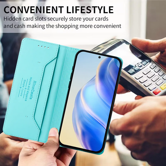 [With Card Slot] VIVO V50 5G - Business Flip Leather Wallet Series Case